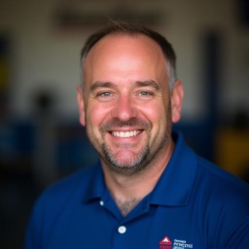 Portrait of Michael Zabik, owner and ASE Certified Master Technician